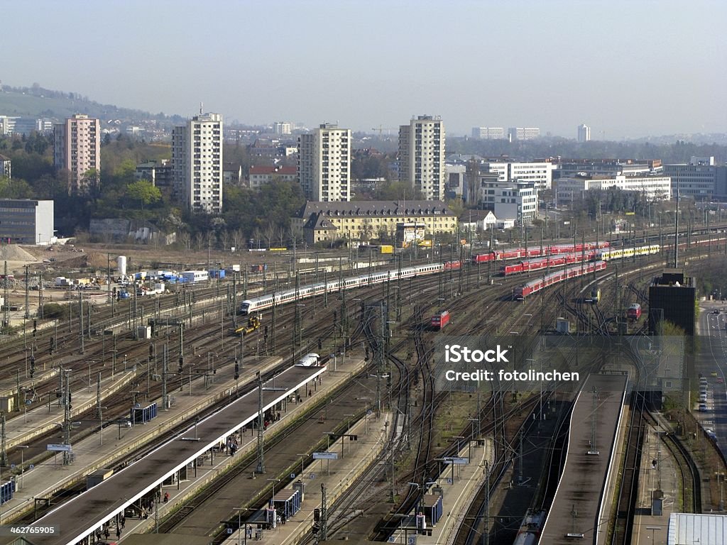 Bahnhof in Stuttgart - Lizenzfrei Bahnhof Stock-Foto