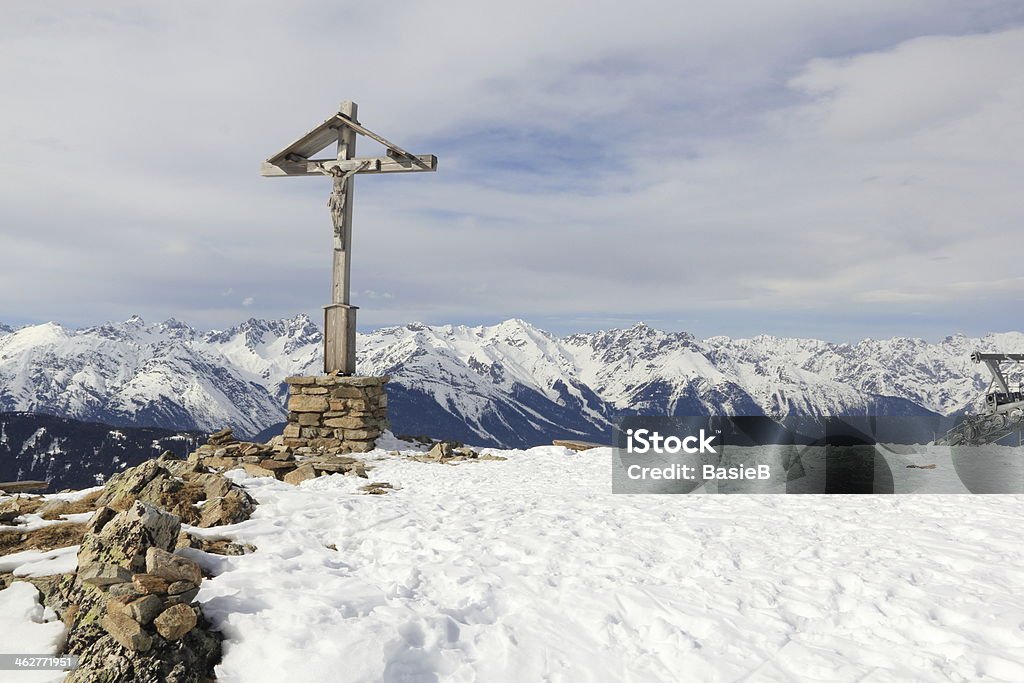 Schnee-Berge in Österreich - Lizenzfrei Alpen Stock-Foto