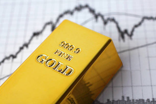 Gold prices Gold prices bringing home the bacon stock pictures, royalty-free photos & images