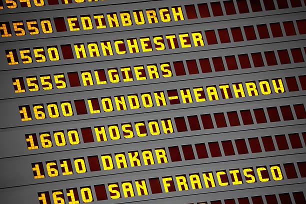 istock Airport arrivals and departures board 462776401