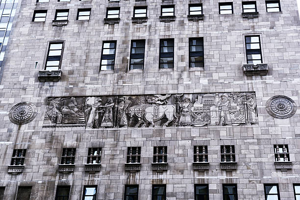 istock Frieze on wall of Intercontinental Hotel, Chicago 462778883