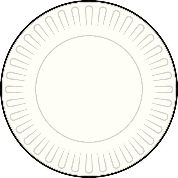 Paper Plate Paper Plate paper plate stock illustrations