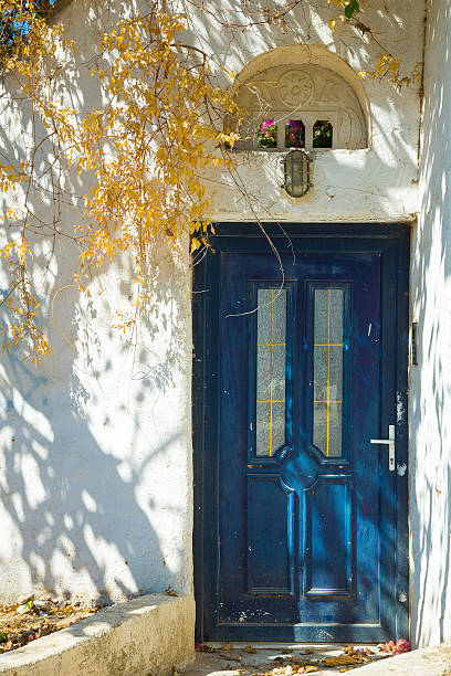 istock Blue door , Mykonos, Greece 462789463