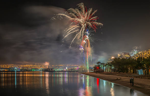 istock New Year on the central beach of Eilat 462791341
