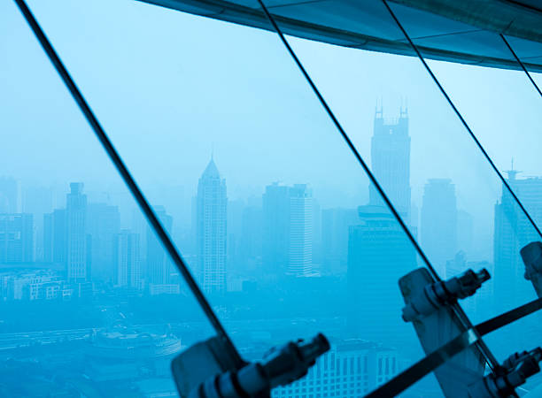 istock city in the fog 462792593