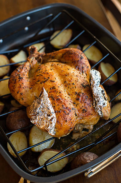 oven roasted chicken with potatoes