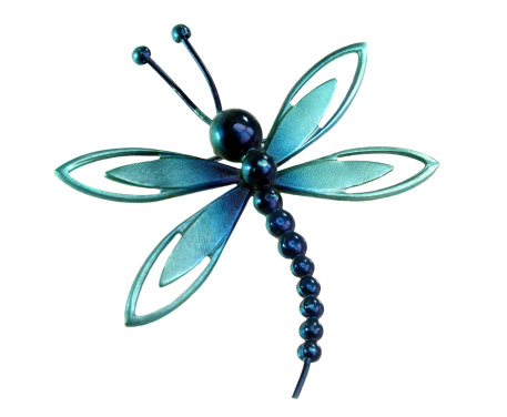 brooch in the shape of a dragonfly