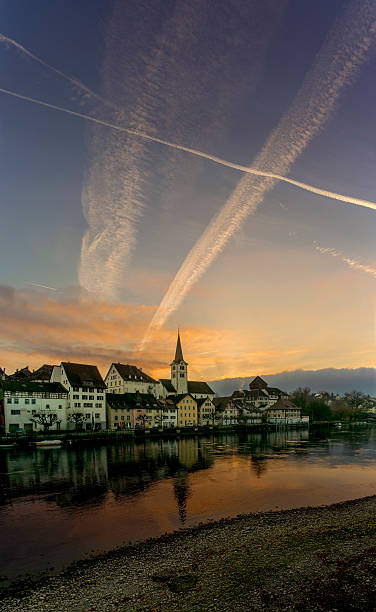 istock Village By The Rhine 462809801