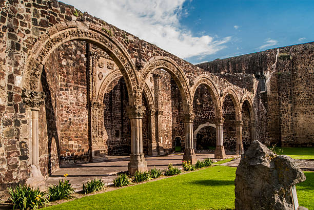 istock arches of the open chapel 462810971