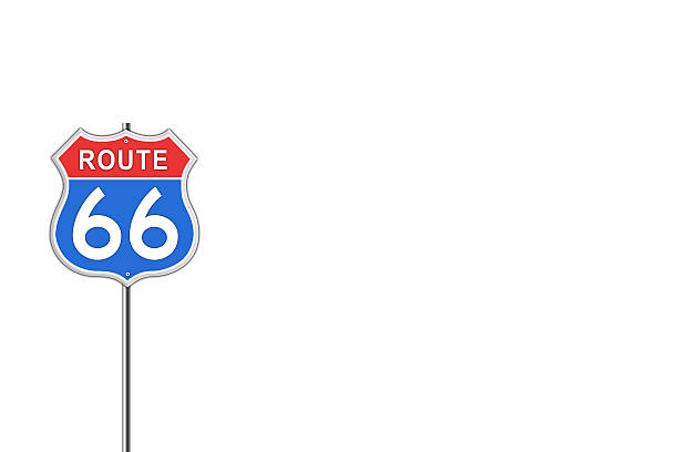 ilustrações, clipart, desenhos animados e ícones de route 66 placa de trânsito. - route 66 sign hotel retro revival