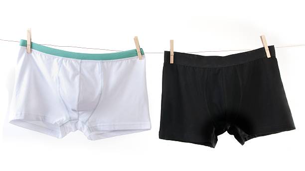 istock Man's underwear in white and black 462814049