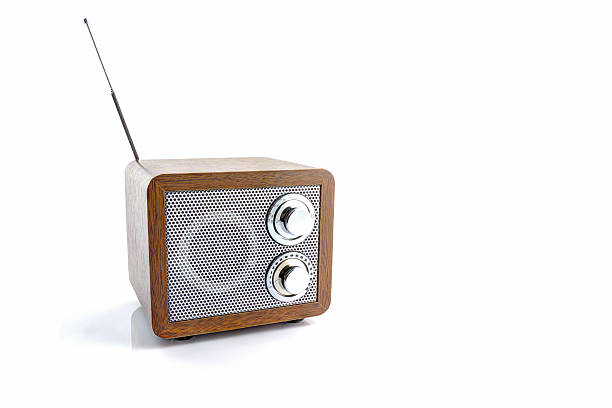 istock Retro style mini radio player 462814715