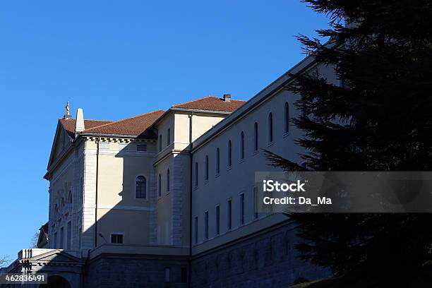 Catholic Religious School In Venegono Inferiore Stock Photo - Download Image Now - Blue, Built Structure, Christianity