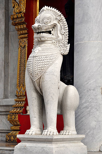scultura di tailandese - carving cambodia decoration thailand foto e immagini stock