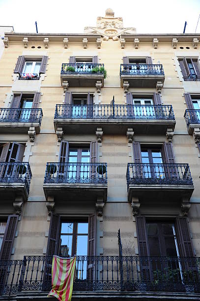 istock SPAIN - FACADES IN BARCELONA 462844509