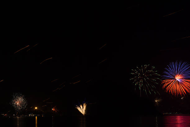 istock beautiful fireworks celebrating new year on the beach 462846269