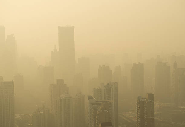 istock city in the fog 462846411
