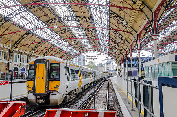 istock Train station tunnel - Stock Image 462846633