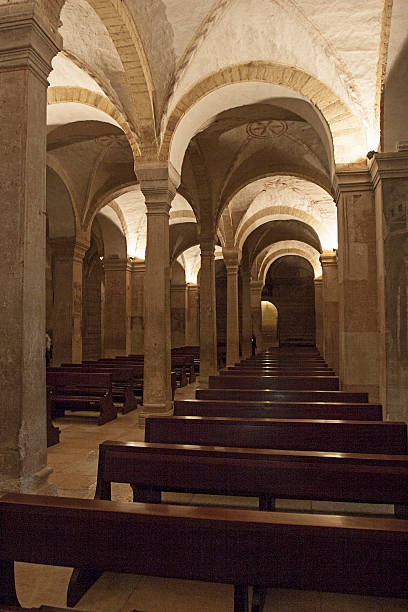istock The vaults of an old medieval abbey 462853995