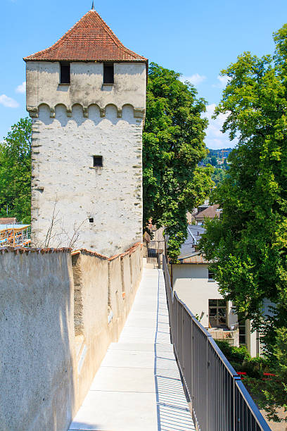 istock Luzern City Wall with medieval tower, Switzerland, 462860883