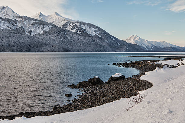 istock Snow, rocks, and water 462866673