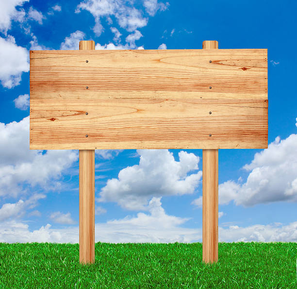 istock Wooden sign isolated on white. 462866925