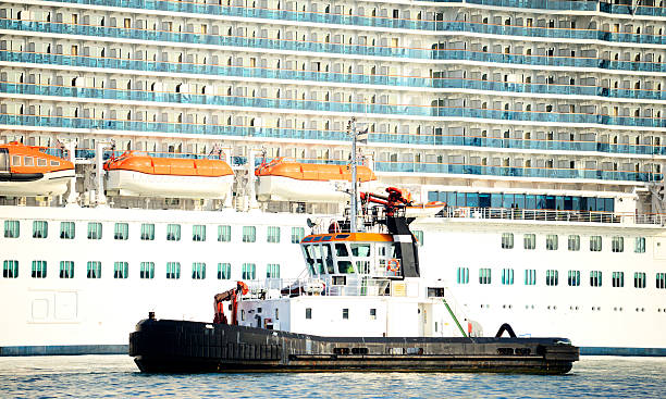 istock Tugboat and Cruise Ship 462867353