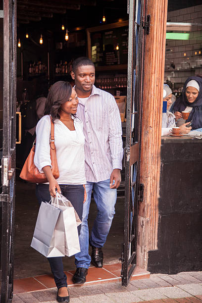 istock African couple leaving the cafe 462867507