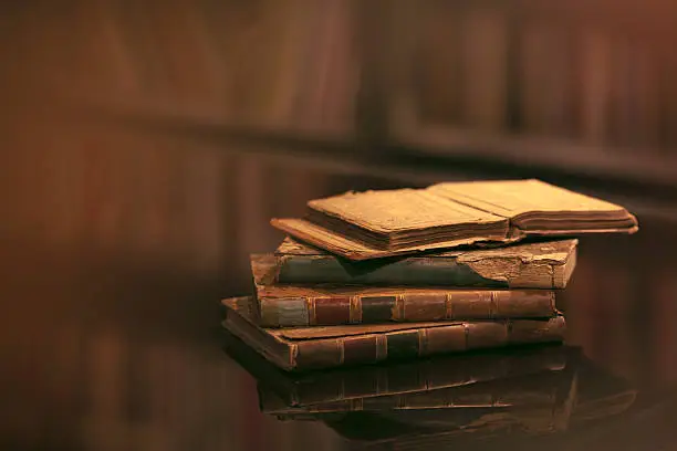 Photo of old books