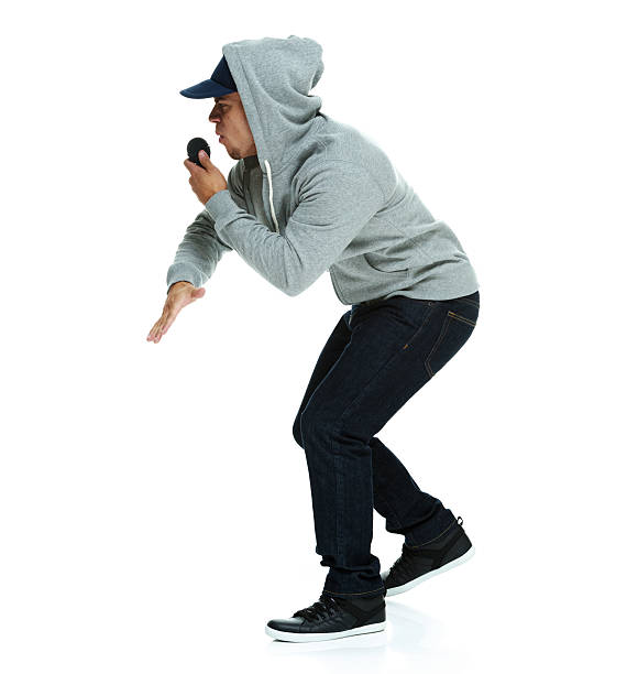 istock Side view of male rapper 462872627