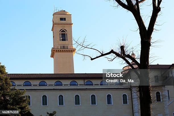 Catholic Religious School In Venegono Inferiore Stock Photo - Download Image Now - Blue, Built Structure, Christianity