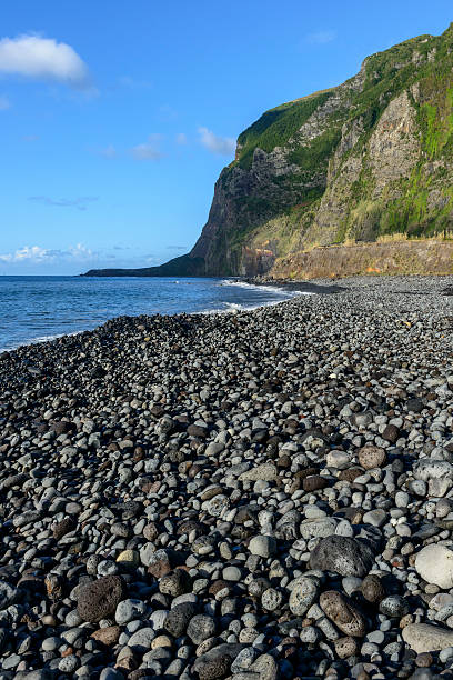 istock Stone beach in Flores, Azores archipelago (Portugal) 462874975