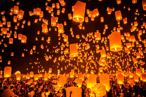 istock Firework Festival in Chiang Mai Thailand 462876005