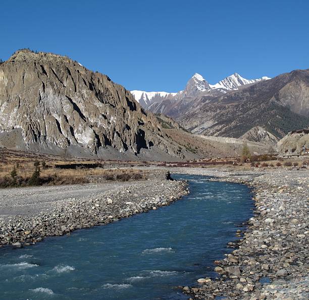 istock Beautiful blue Marsyangdi River 462879843