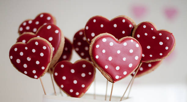 Heart Shape Cookies for Valentine's Day