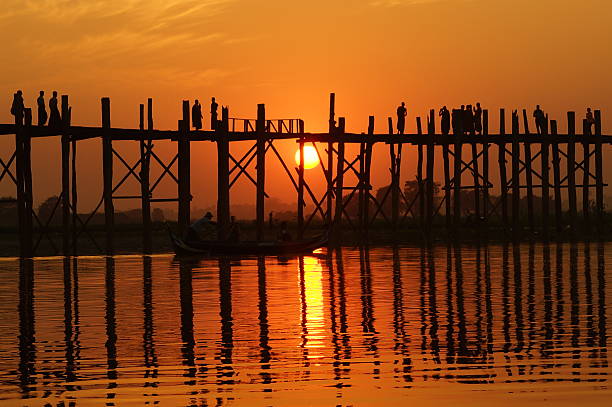 istock U bein bridge at sunset in Amarapura, Myanmar (Burma) 462885059