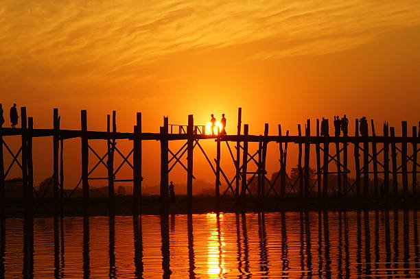 istock U bein bridge at sunset in Amarapura, Myanmar (Burma) 462885067