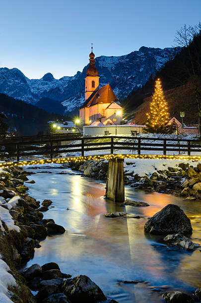 istock Parish Church St. Sebastian at Christmas 462888359