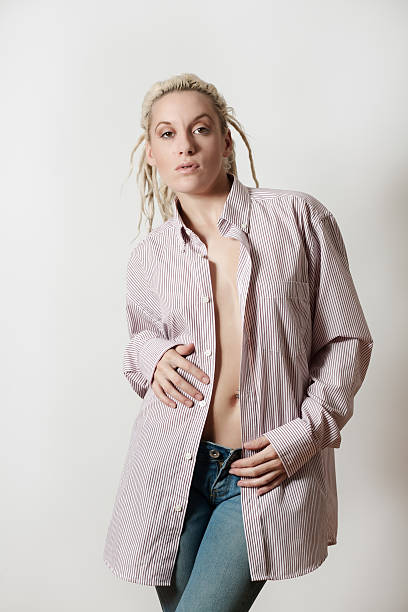 istock shirt and no tie 462889419