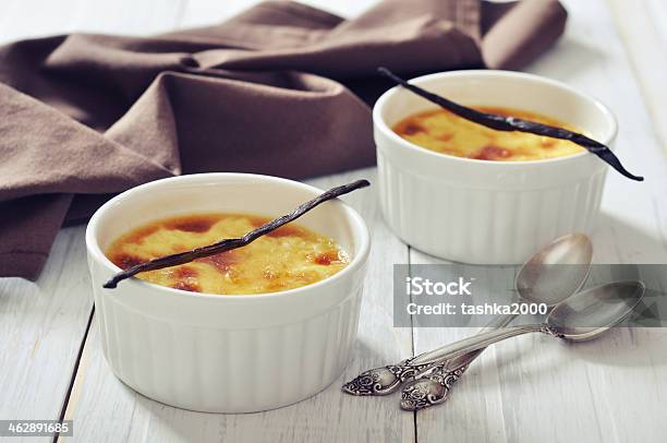 The Creme Brulee Stock Photo - Download Image Now - Baked, Baked Pastry Item, Baking