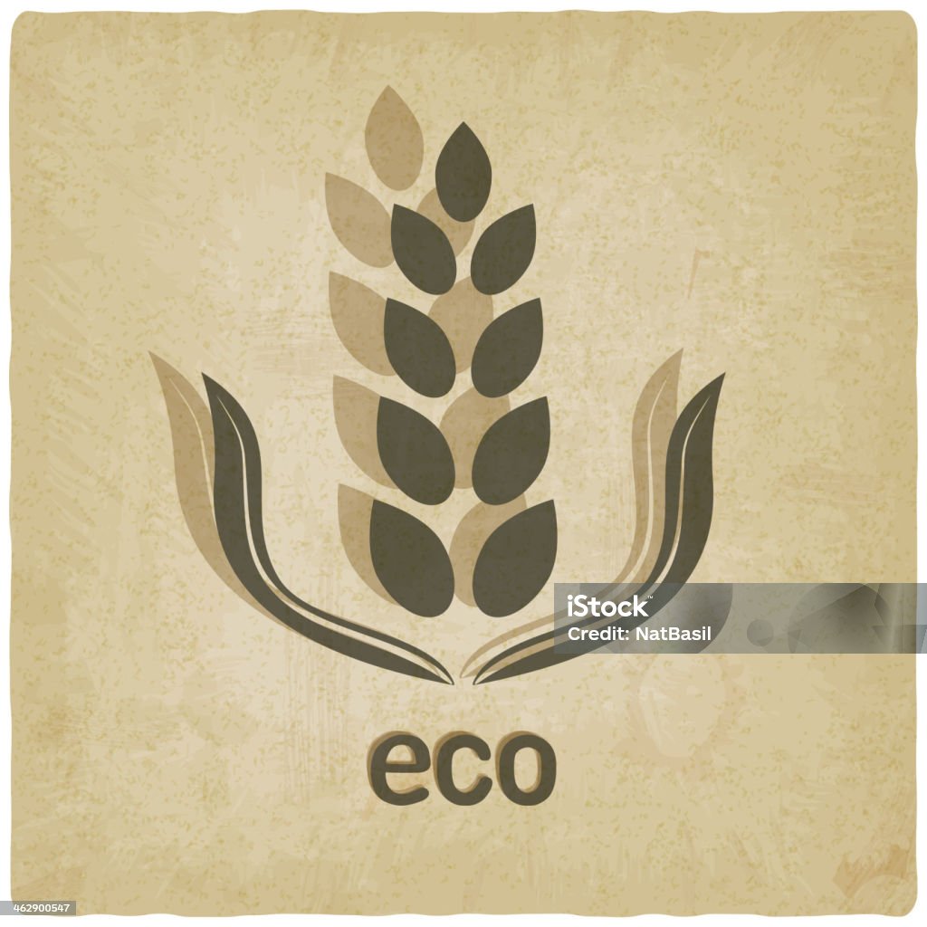 organic grain old background organic grain old background - vector illustration Icon Symbol stock vector
