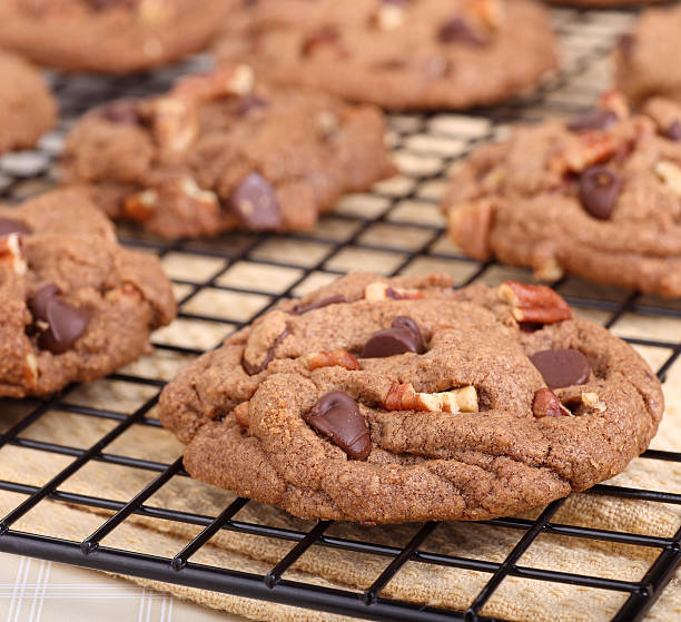 istock Chocolate Chip Cookies Closeup 462904011