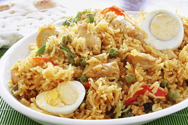 istock Traditional Indian Biriyani curry 462915263
