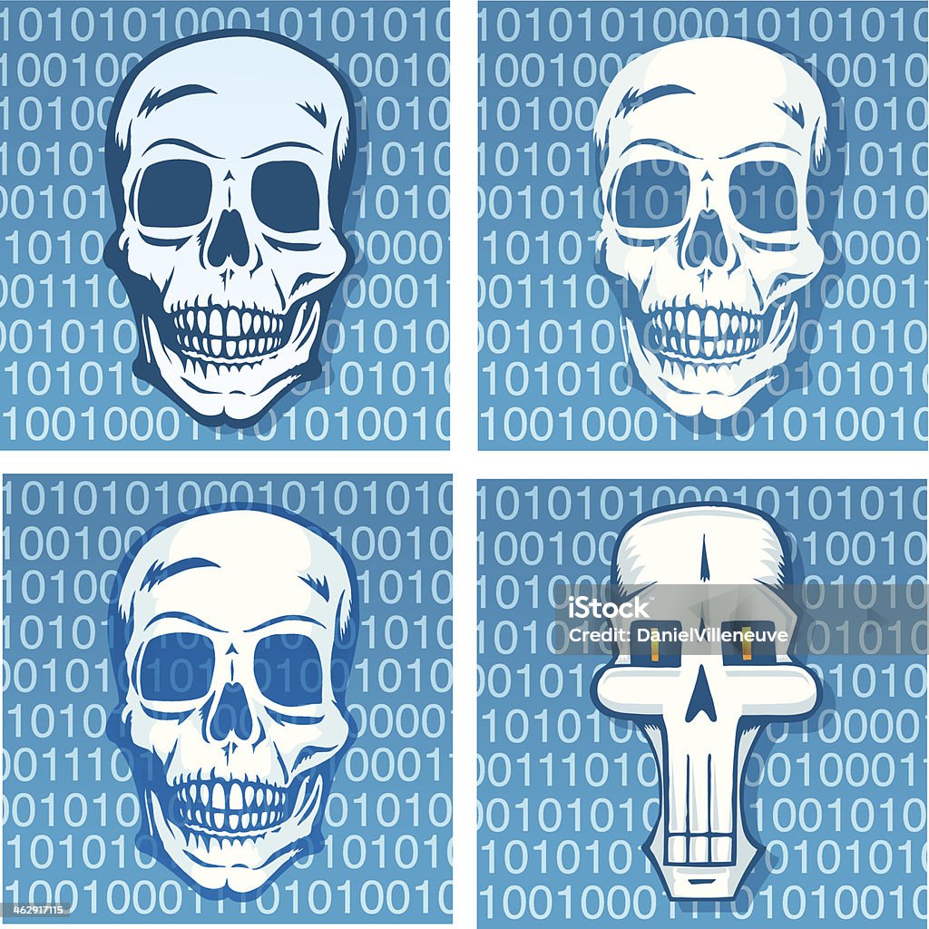 Computer Death Code Death Code Stock Illustration - Download Image Now - Binary Code ...