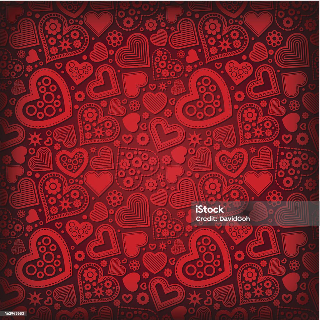 Valentine's Day Pattern A Valentine's Day themed tilable pattern. EPS 10 file,  Backgrounds stock vector