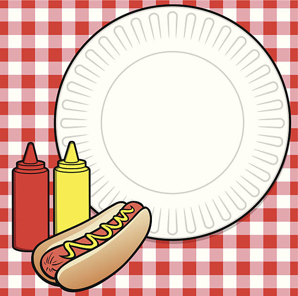 hot-dog-menü - mustard bottle sauces condiment stock-grafiken, -clipart, -cartoons und -symbole