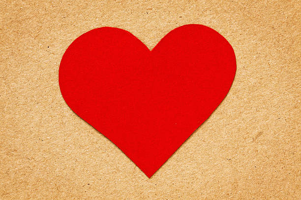 istock Postcard with red heart on grunge, sepia background 462944193