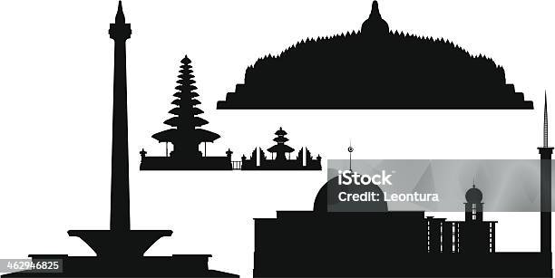 インドネシアのモニュメント - バリ島のベクターアート素材や画像を多数ご用意 - バリ島, 名所旧跡, ボロブドゥール遺跡