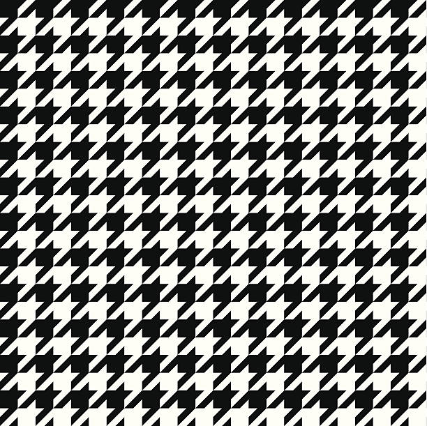Seamless Vector Houndstooth Perfectly seamless. houndstooth check stock illustrations