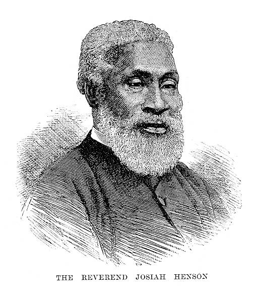 Reverend Josiah Henson Vintage engraving of the Reverend Josiah Henson. Josiah Henson (June 15, 1789 to  May 5, 1883) was an author, abolitionist, and minister. Born into slavery in Charles County, Maryland, he escaped to Ontario, Canada, in 1830, and founded a settlement and laborer's school for other fugitive slaves at Dawn, near Dresden in Kent County. 1882 african slaves stock illustrations